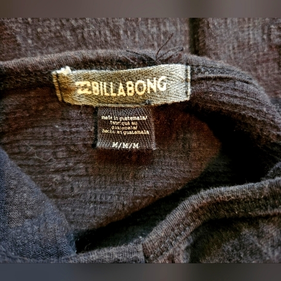 Billabong Classic Black Boho Tie-Up Cover-Up - Picture 6 of 7